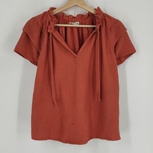 Women's Rust Blouse